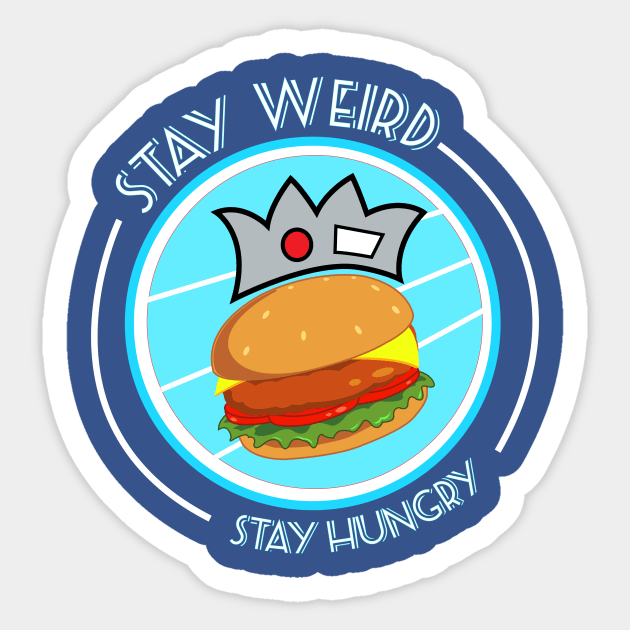 Jughead Weird Burger Sticker by kaizokuGhost